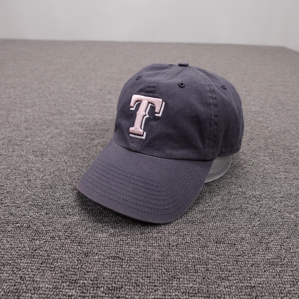 Texas Rangers Hat Cap Strap Back Womens One Size Blue MLB Twins Enterprise